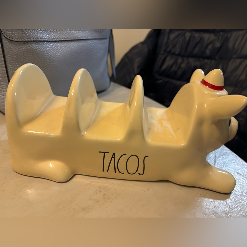 Rae Dunn Taco holder super cute.